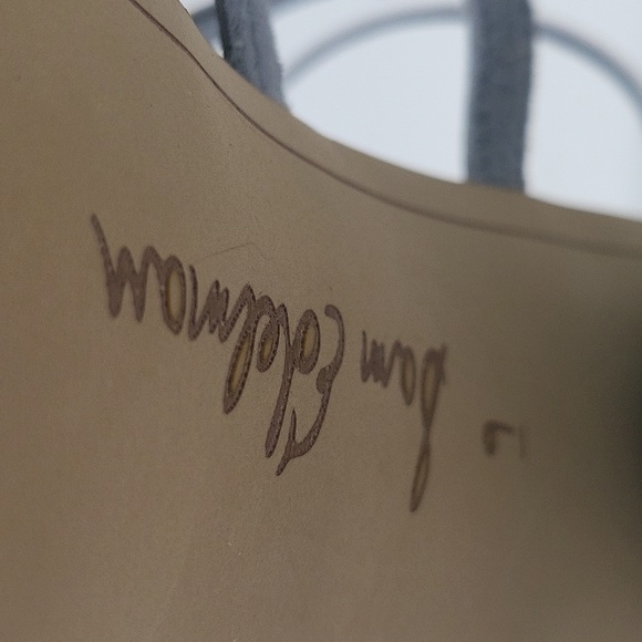 478- Sam Edelman Daffodil Cloud Blue Suede Strappy Block Heel Sandals Sz 9 M NWT - Picture 12 of 15